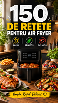 150 de rețete pentru Air Fryer – Delicioase, rapide și fără grăsimi în exces