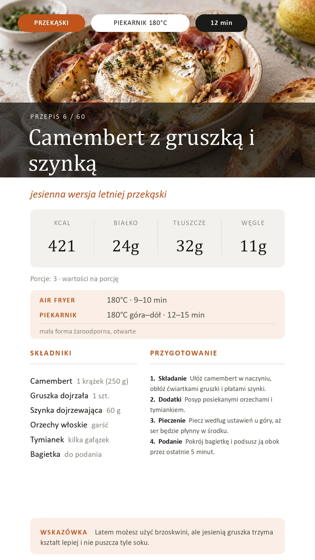 🍂 Jesienna kuchnia — 60 prostych przepisów na cały sezon