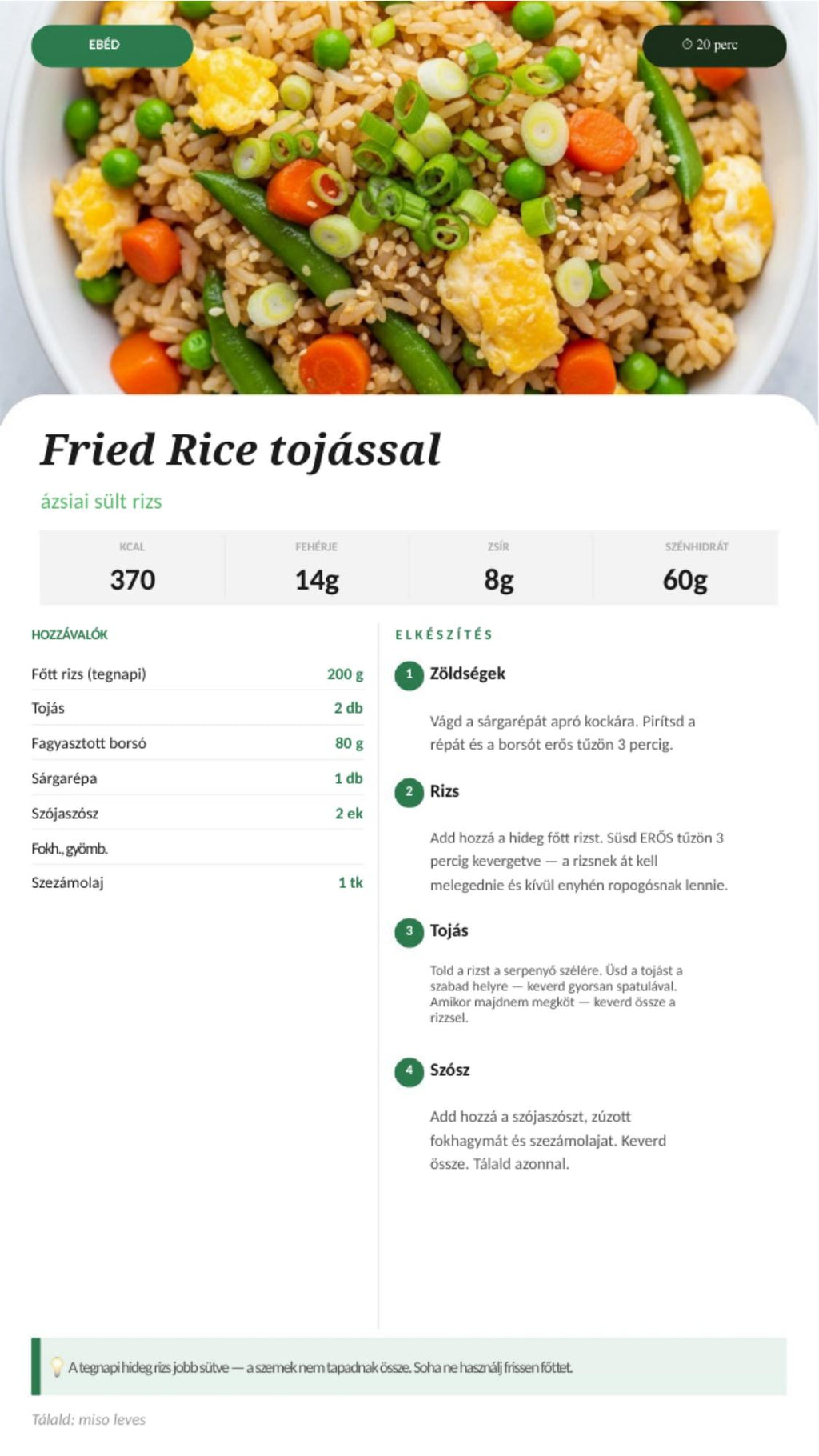 105 magas fehérjetartalmú recept + 14 napos étrend + bevásárlólista