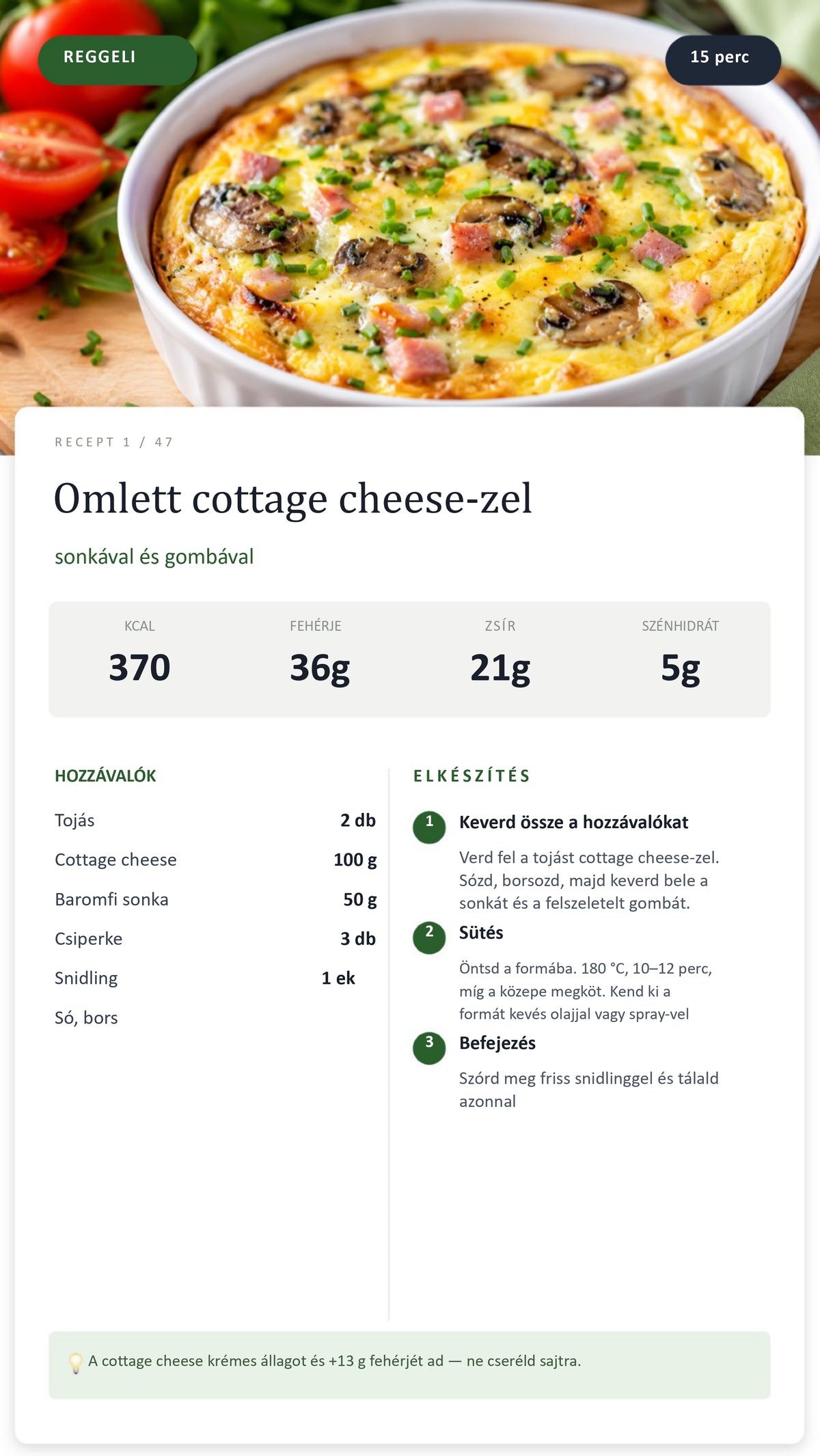 47 magas fehérjetartalmú recept air fryerhez + 7 napos étrend + bevásárlólista