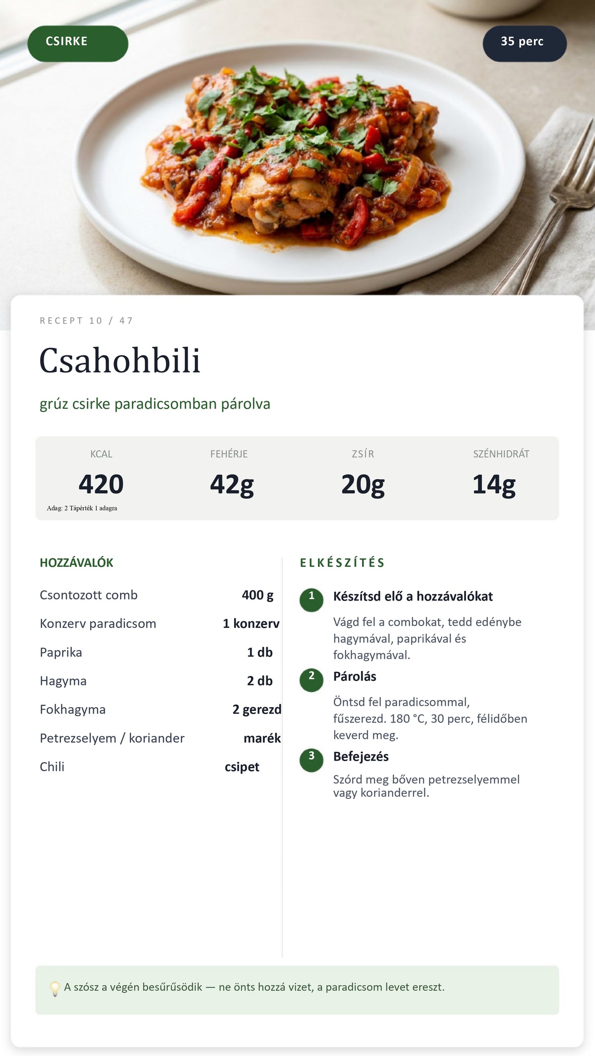 47 magas fehérjetartalmú recept air fryerhez + 7 napos étrend + bevásárlólista