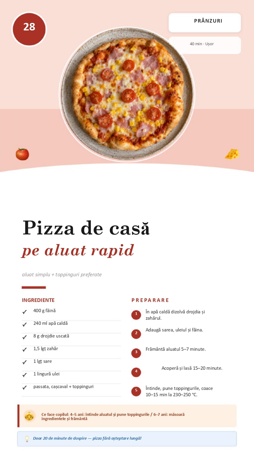 62 de rețete pe care copiii adoră să le gătească